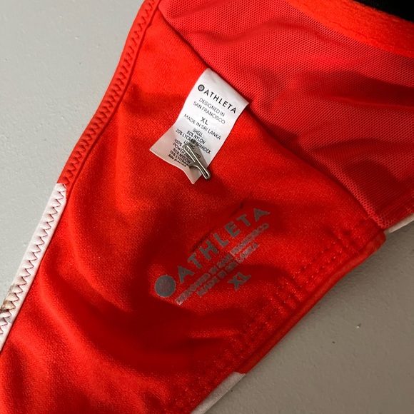 New!XL 2-Pieces Athleta Polynesian Flower Halter bikini/ bottoms XL DD-DDD - Picture 8 of 14